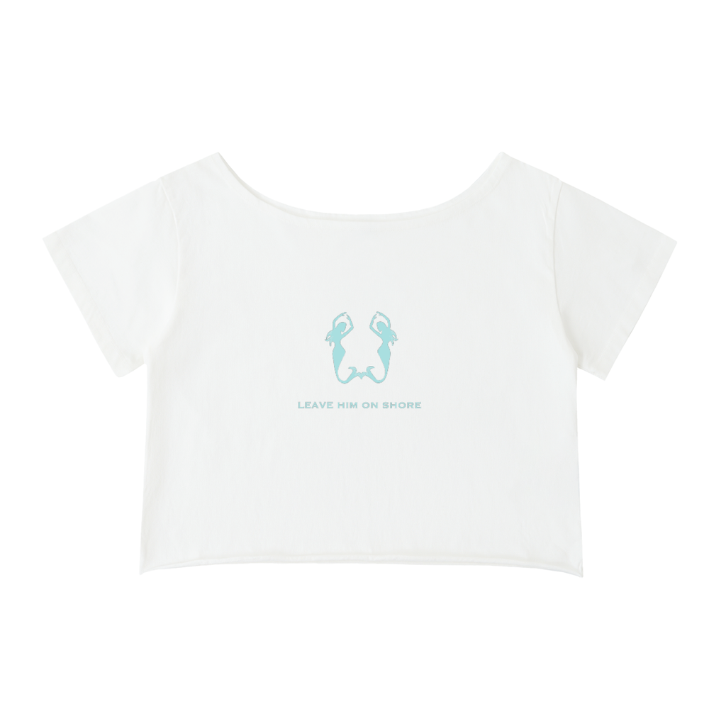 Off-Shoulder Leave Him On Shore top