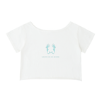 Off-Shoulder Leave Him On Shore top