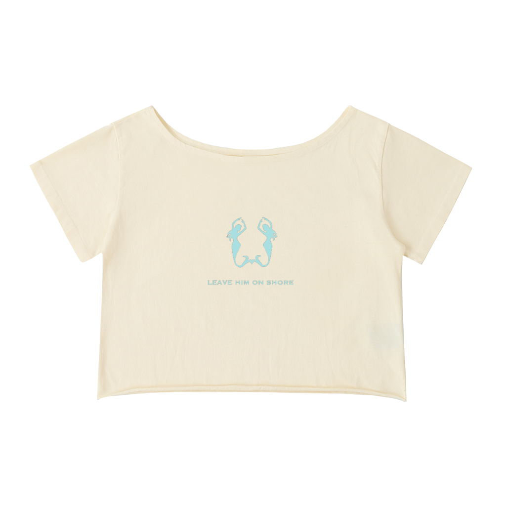 Off-Shoulder Leave Him On Shore top